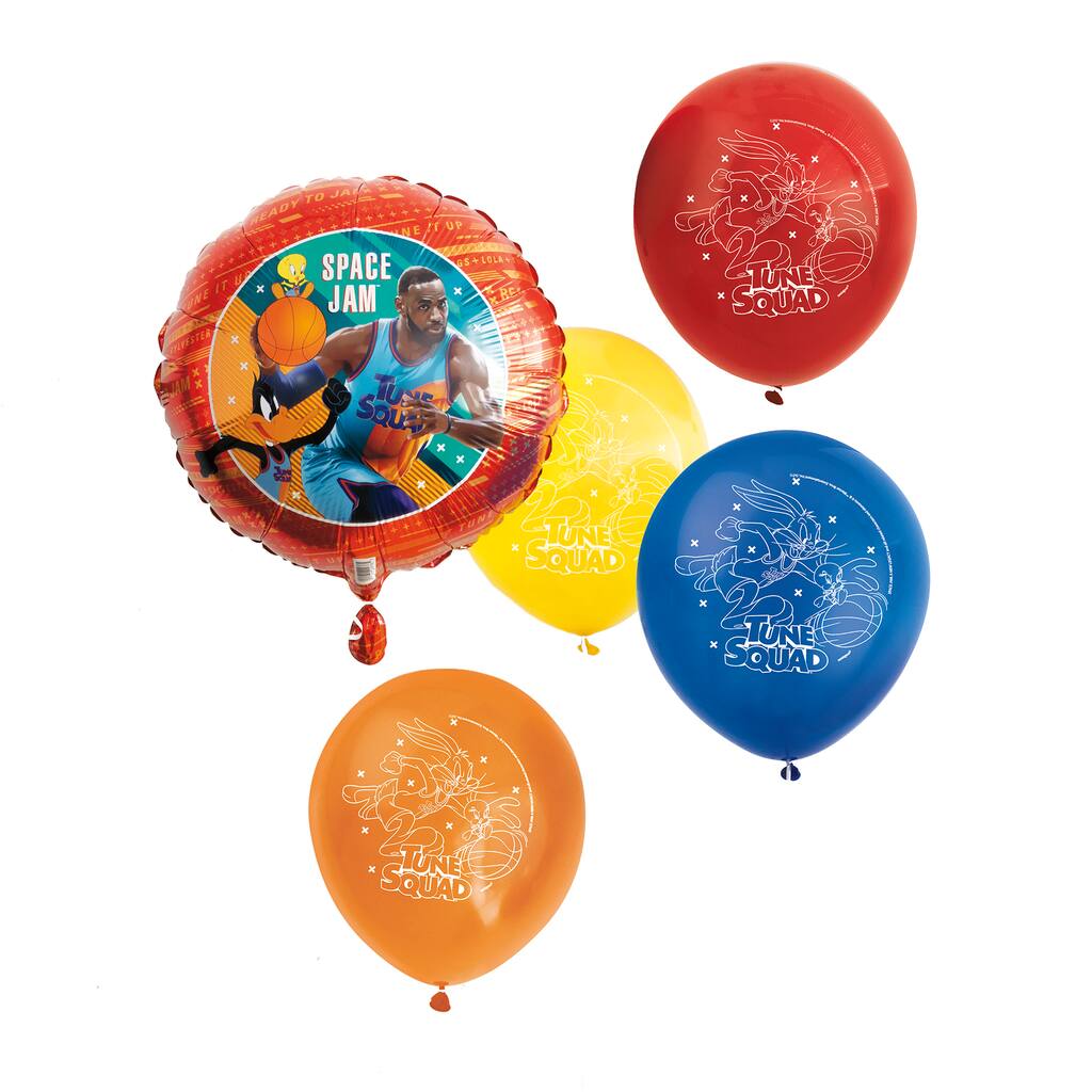 Space Jam Foil & Latex Balloon Bouquet Kit